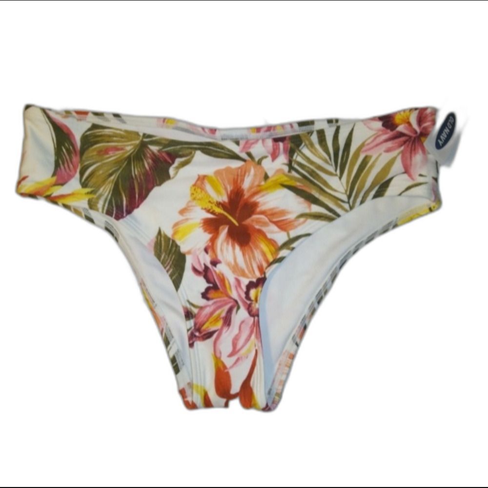 Old Navy Small Floral Print Bikini Botton NWT